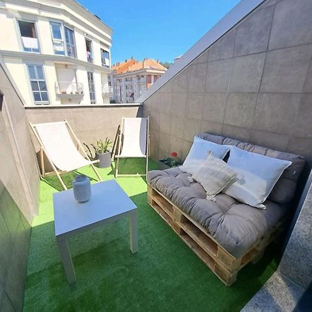 Atico Deluxe Muy Cerca De La Playa, Parking Gratis Apartment Moaña Exterior foto